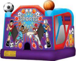 Sports XL Bouncer Slide Combo