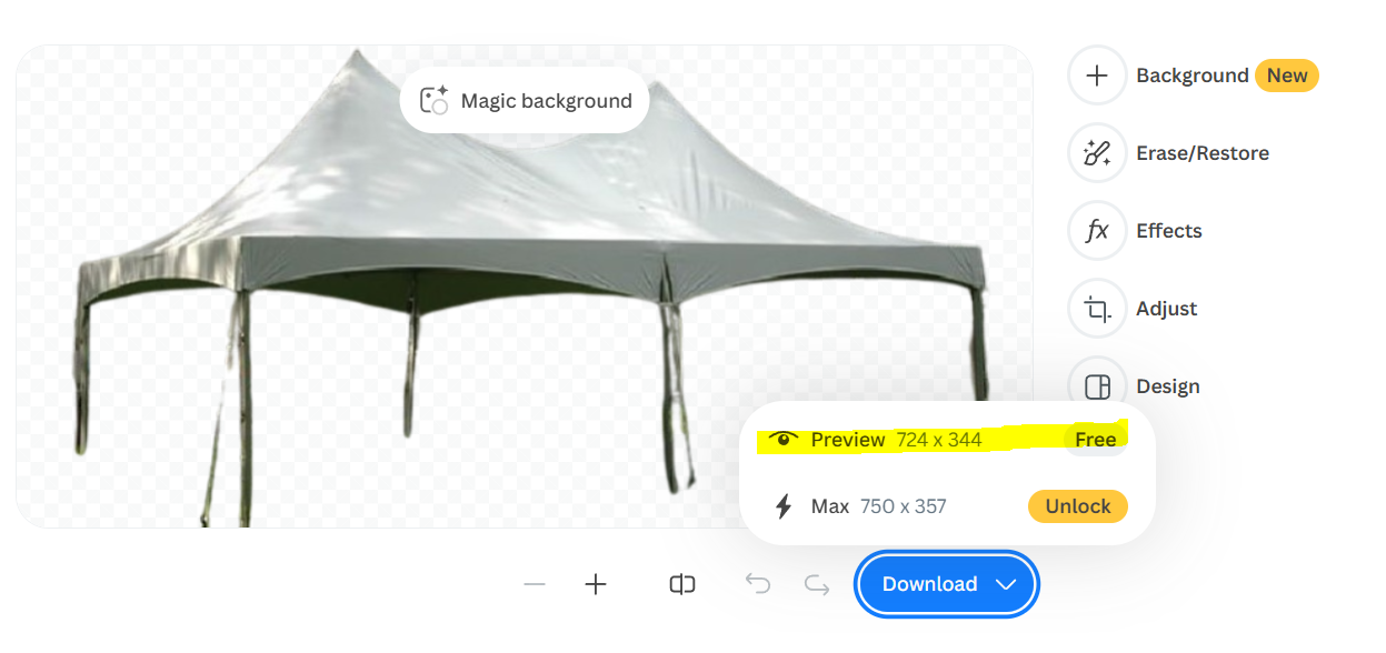 Remove.bg guide screenshot
