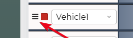 Vehicle menu in the Delivery Planner